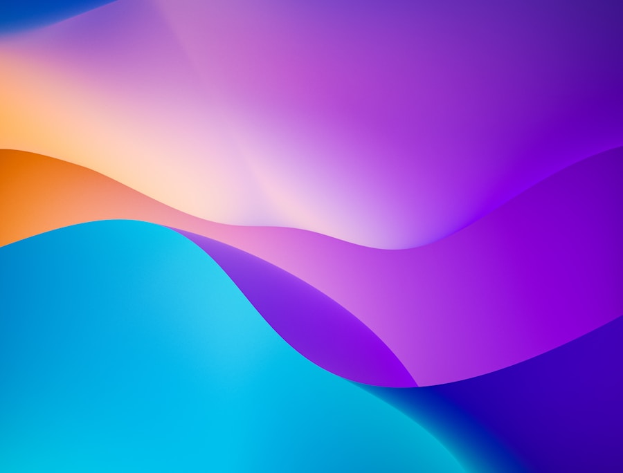Vibrant gradient art